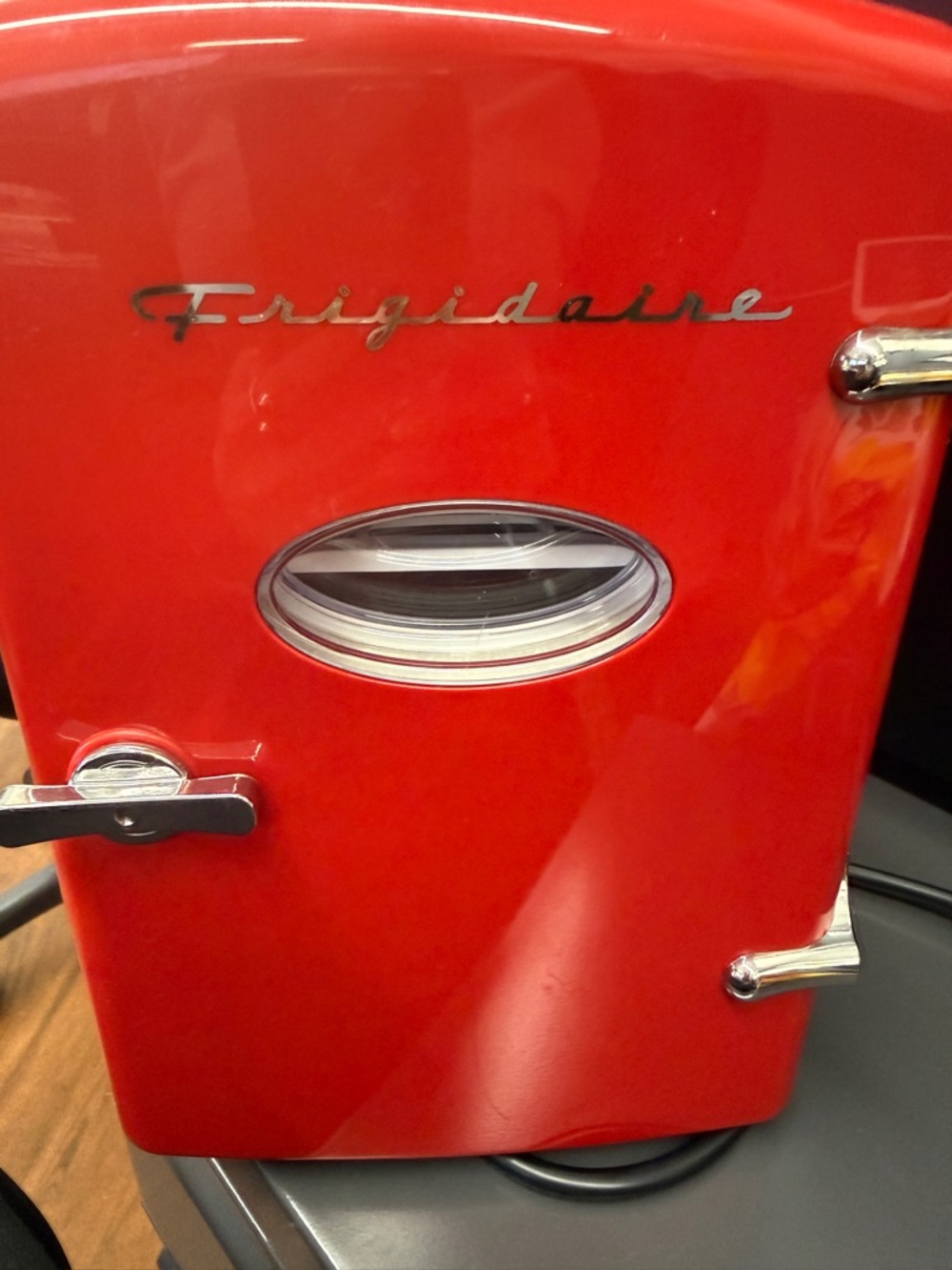 Frigidaire Red Mini Refrigerator - Retro Style